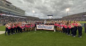 Cheer and Dance Alumni at the 2023 Homecoming Game